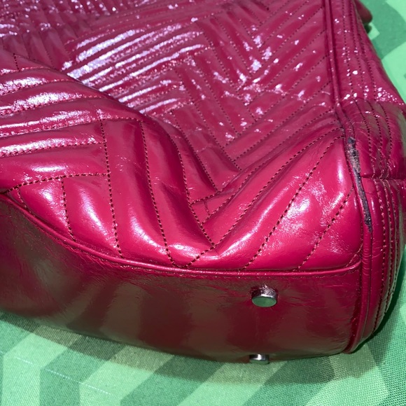 Cole Haan Coated Patent Leather Sugar Berry Tote - Picture 3 of 16